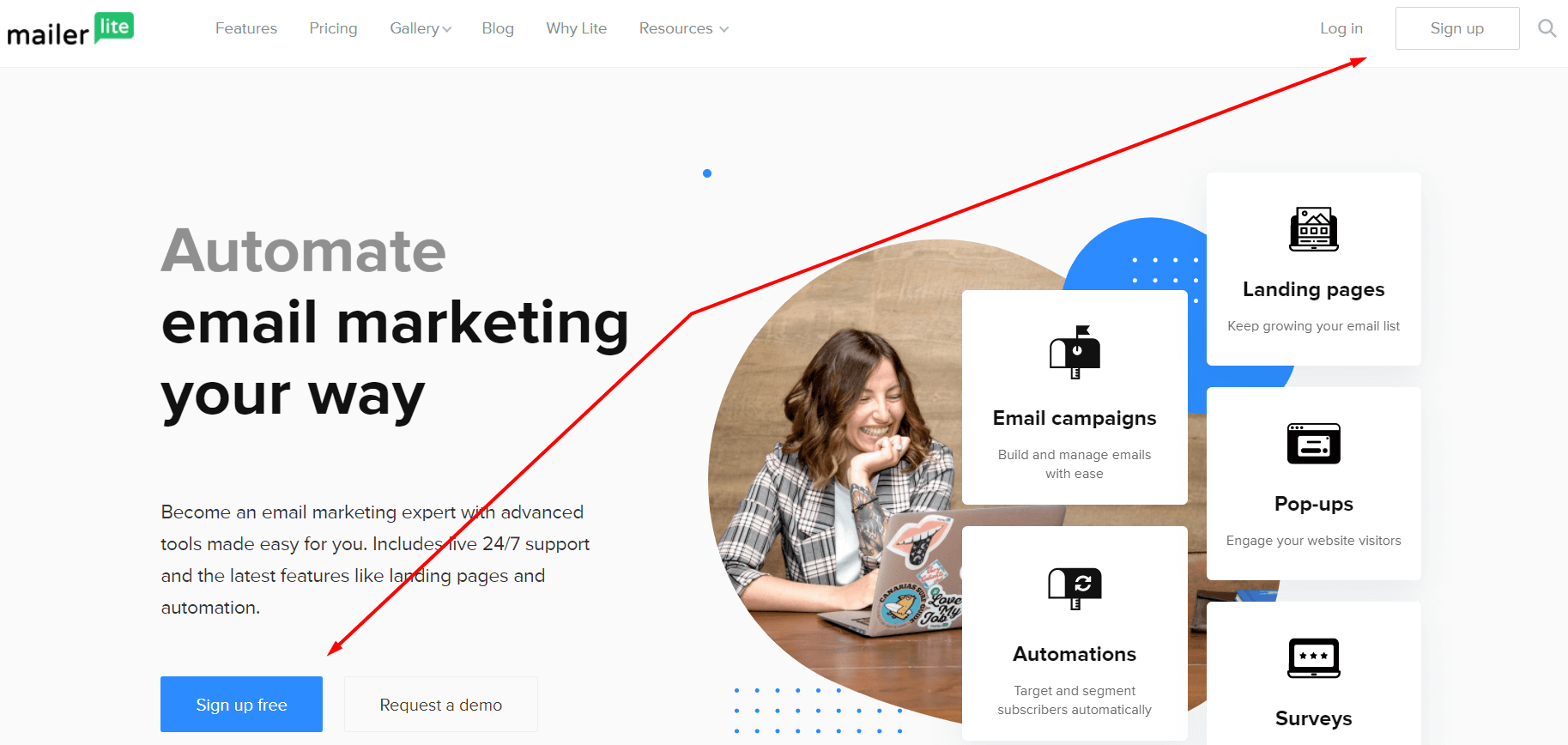 Zakładanie nowego konta MailerLite Zakładanie nowego konta MailerLite