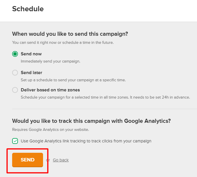 Określenie czasu wysyłki kampanii e-mail (MailerLite) Określenie czasu wysyłki kampanii e-mail (MailerLite)