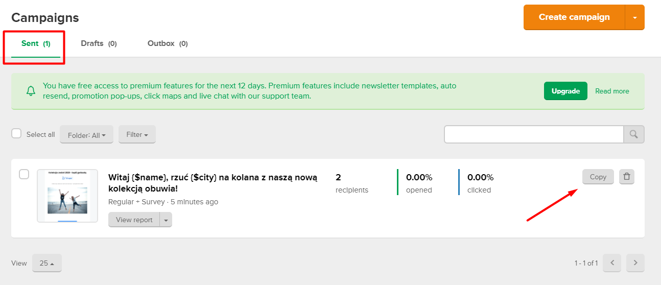 Duplikacja tego samego wzoru wiadomości e-mail wysłanej do subskrybentów Duplikacja tego samego wzoru wiadomości e-mail wysłanej do subskrybentów
