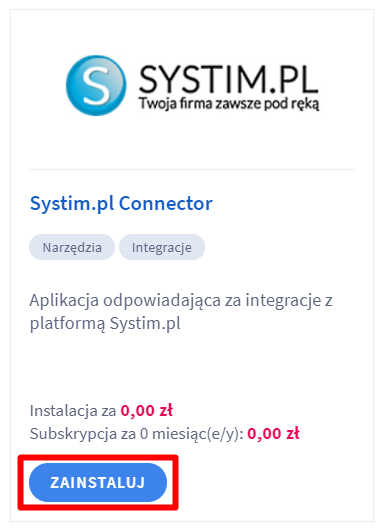 Systim Connector Shoper