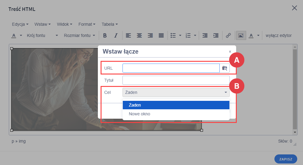 Jak dodać i podlinkować baner graficzny? » Shoper Learn