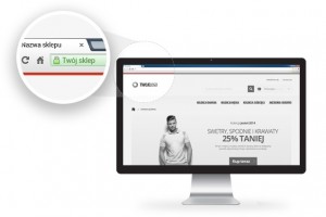 Przykład sklepu z zainstalowanym certyfikatem SSL Certyfikat SSL zabezpiecza stronę sklepu internetowego