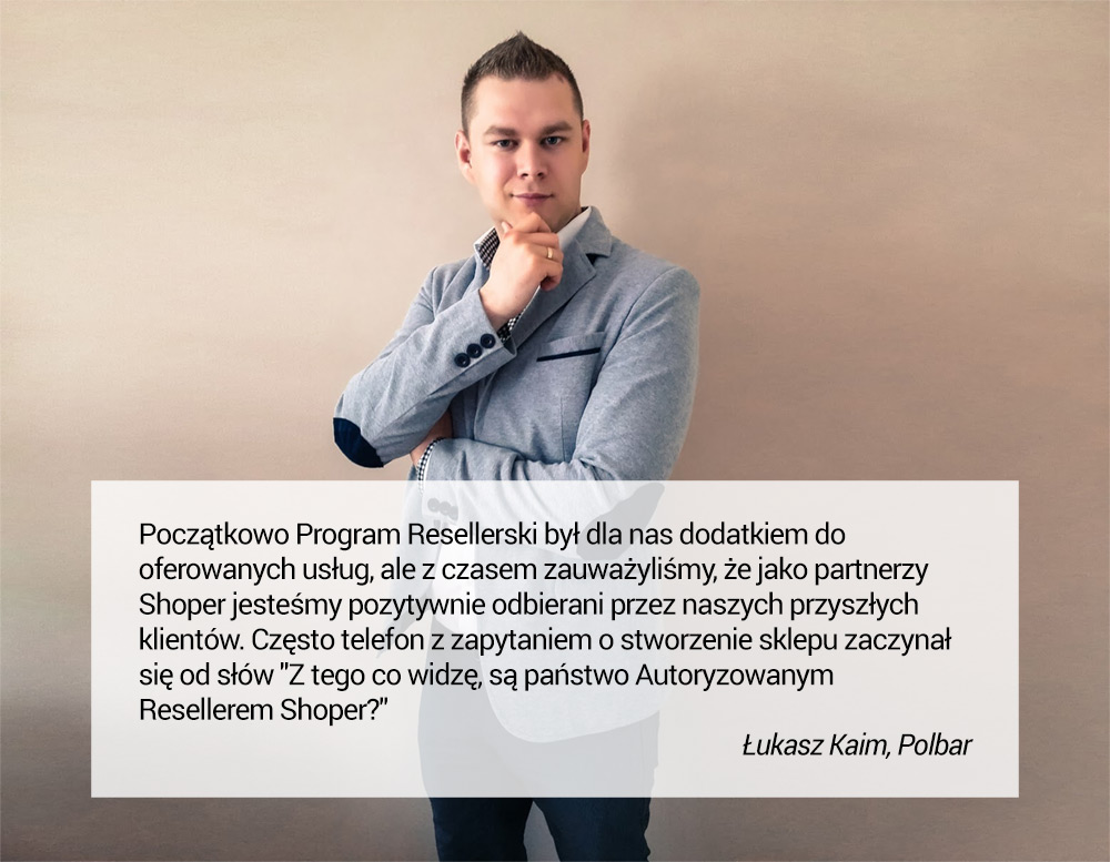 Agencja Polbar to autoryzowany partner Shoper Atuty interaktywnej agencji Polbar