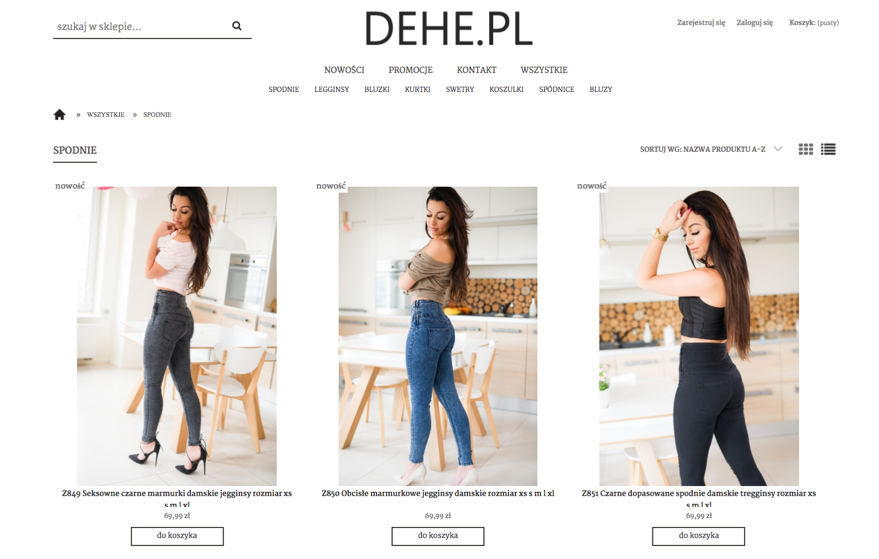 Dehe_pl_modny_sklep_internetowy