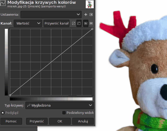 Jak zmieniać ustawienia krzywych w programie do obróbki grafiki GIMP? Ustawienia krzywych w programie graficznym GIMP