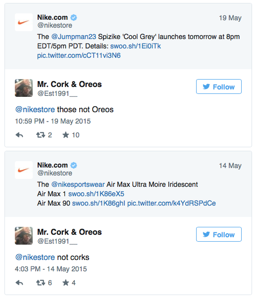 Jak Nike był trollowany na Twiterze? Przykładowy trolling na firmie Nike