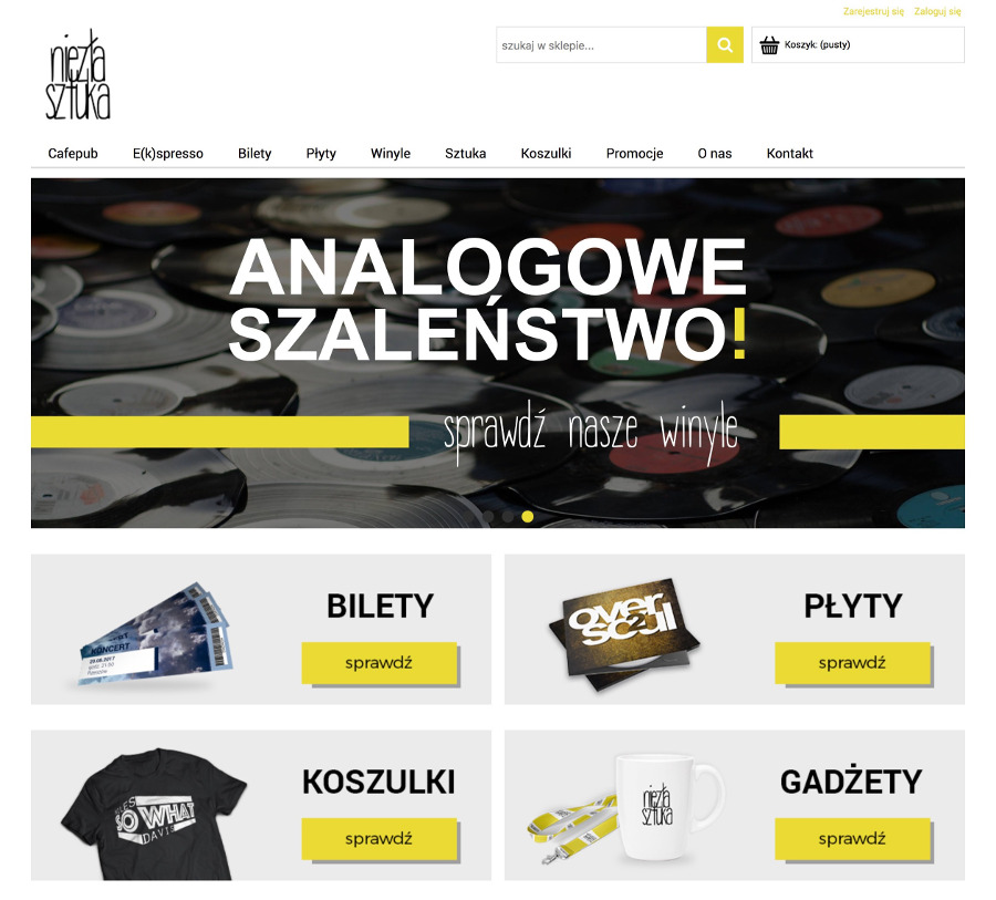 Sprawdź winyle w sklepie internetowym Niezla-Sztuka.pl Co znajdziesz w sklepie Niezla-Sztuka.pl?