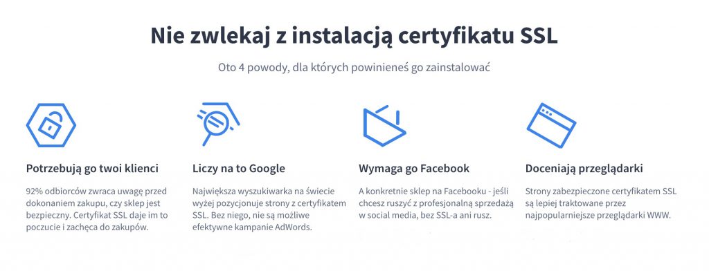Nie zwlekaj z instalacją certyfikatu SSL Oto 4 powody, dla których powinieneś zainstalować certyfikat SSL