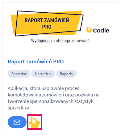 Aplikacja Raport zamówień PRO