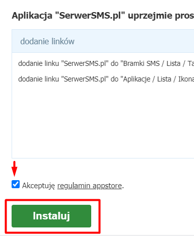 serwer-SMS - integracja