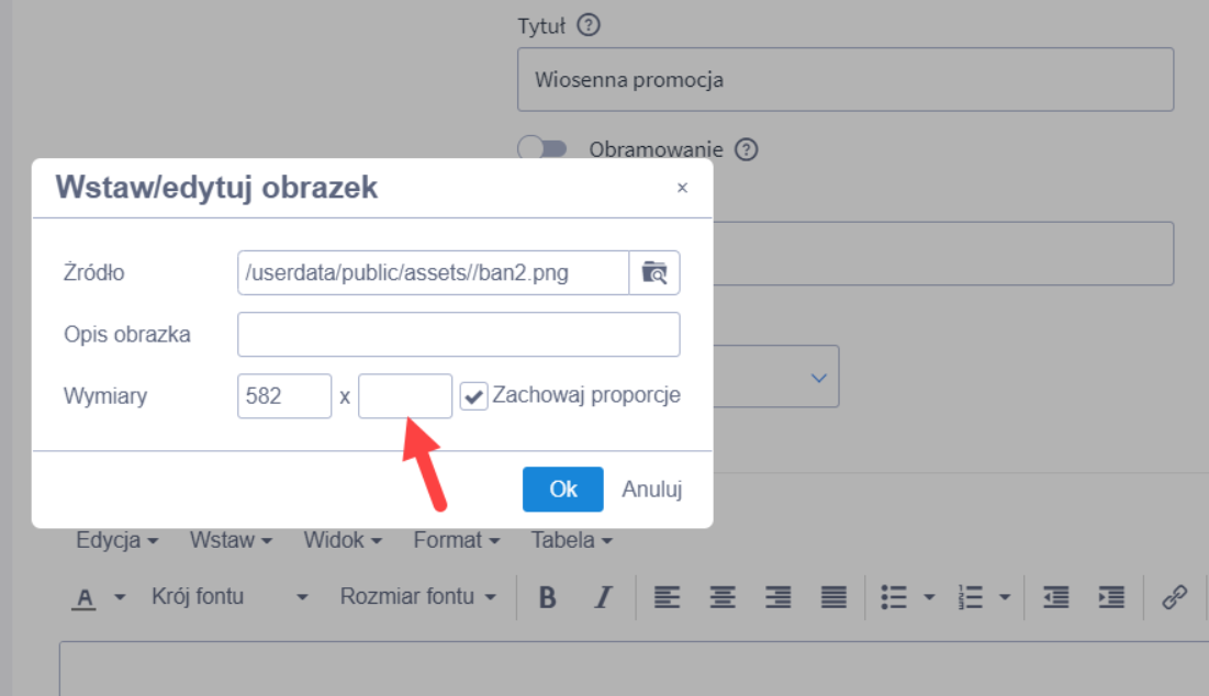 Jak podlinkowac baner graficzny Przeklik z grafiki do strony