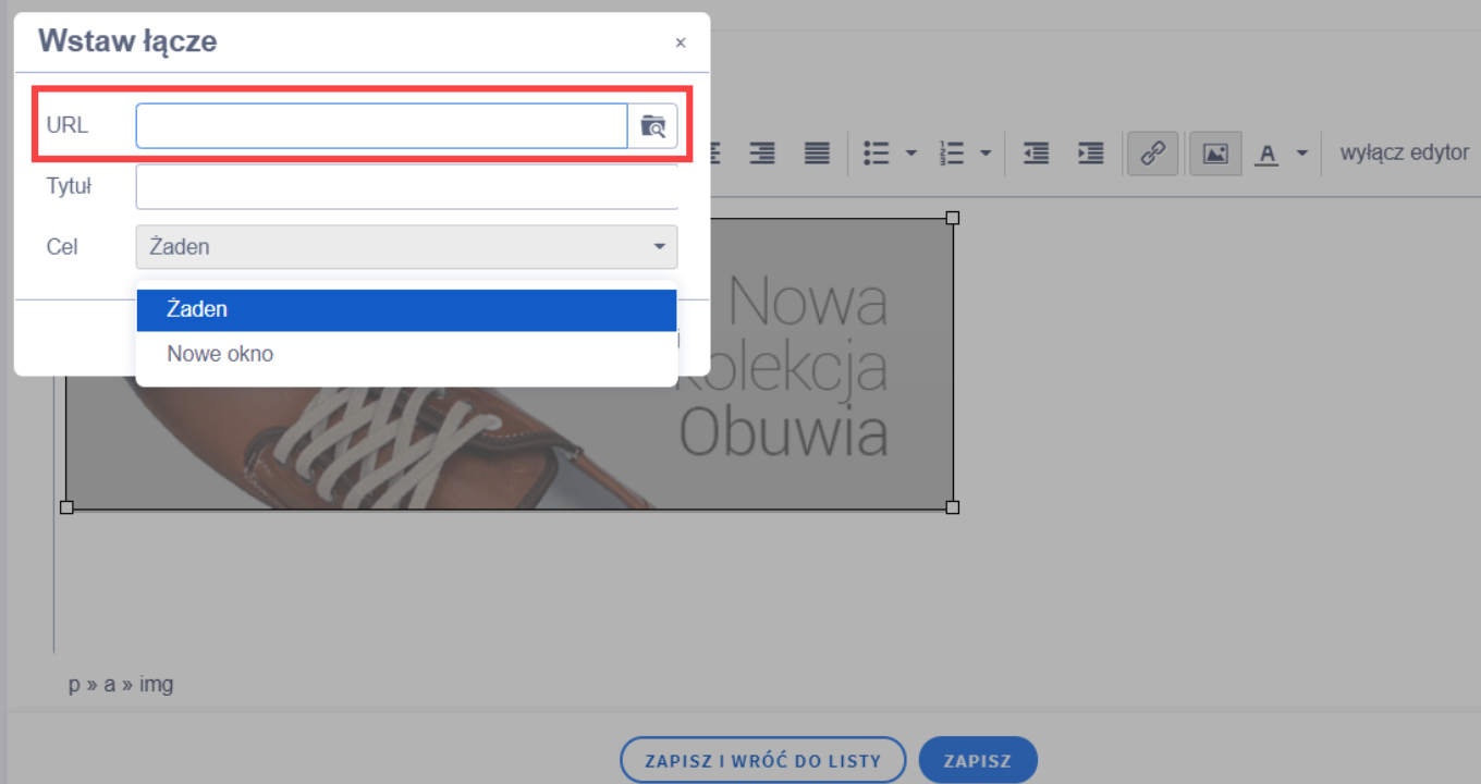 Jak podlinkowac baner graficzny Jak zrobić przeniesienie do adresu url po kliknięciu w grafikę