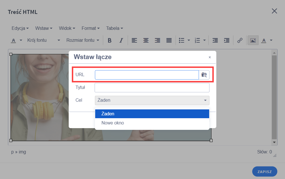 Jak podlinkowac baner graficzny Kliknięcie w grafikę przenosi na stronę
