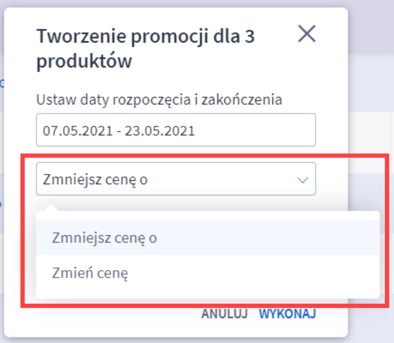 Tworzenie promocji