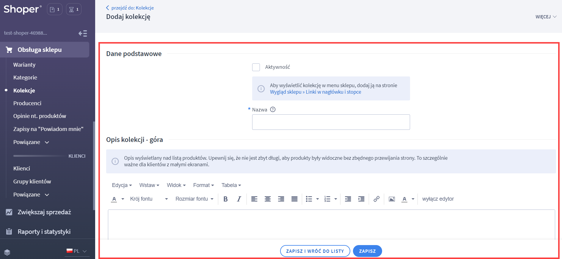 Jak utworzyć kolekcje produktów Jak utworzyć kolekcje produktów
