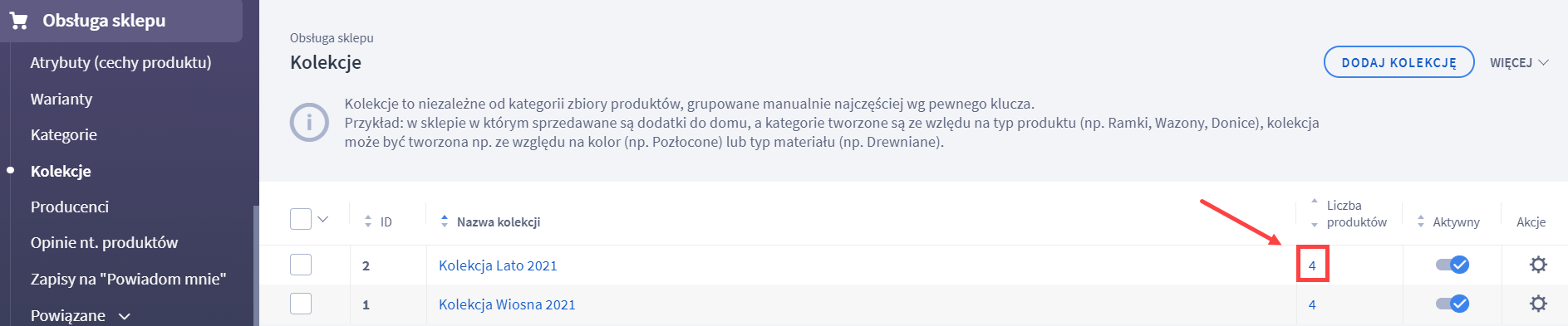 Jak utworzyć kolekcje produktów Jak utworzyć kolekcje produktów