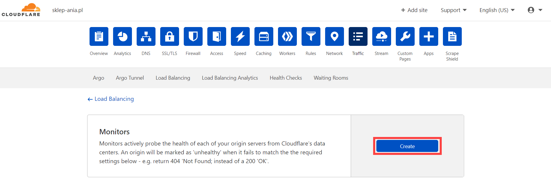 Konfiguracja Cloudflare w sklepie Shoper