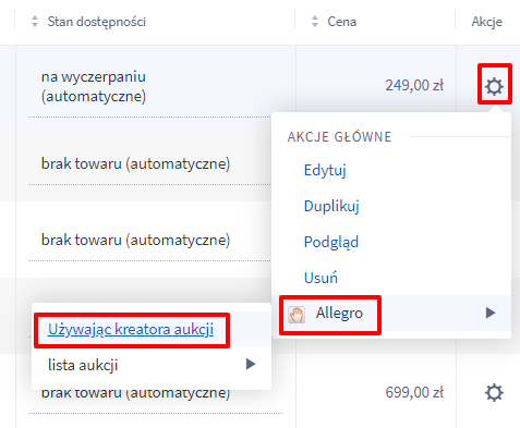 Allegro Jak Wystawic Produkt Na Allegro Centrum Pomocy Shoper