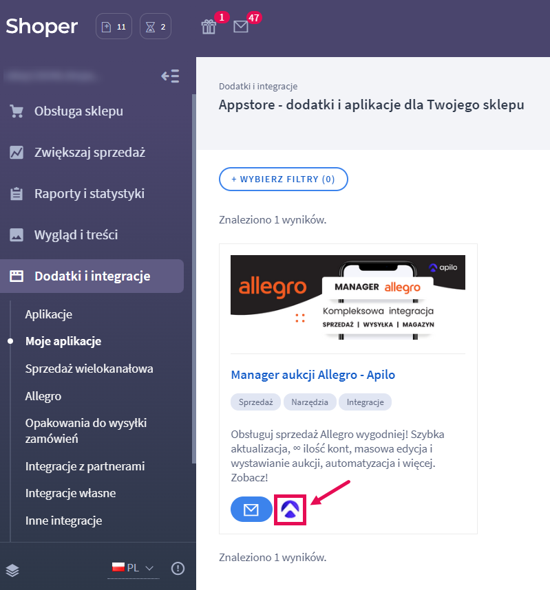 Integracja z Allegro za pomocą Apilo