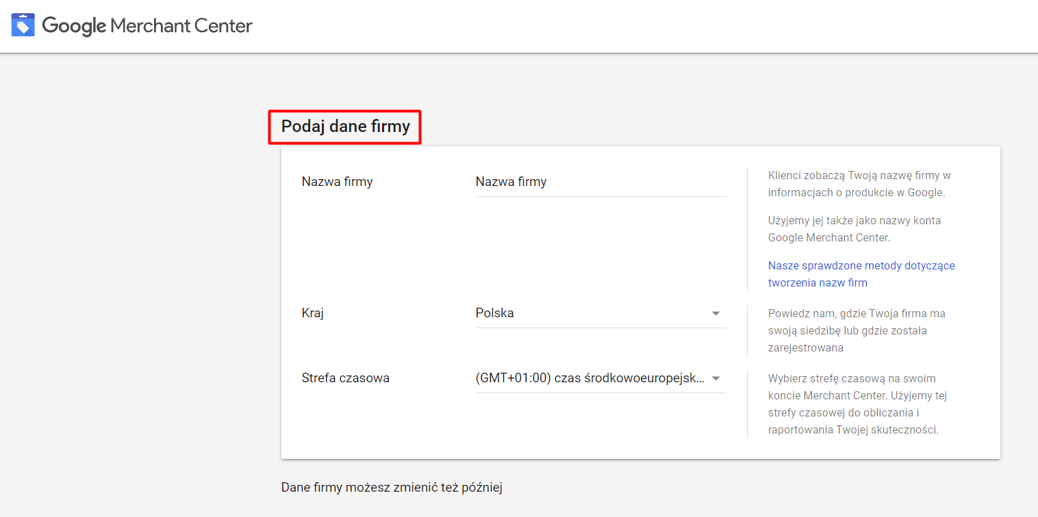Google Merchant Center - instrukcja konfiguracji Google Merchant Center