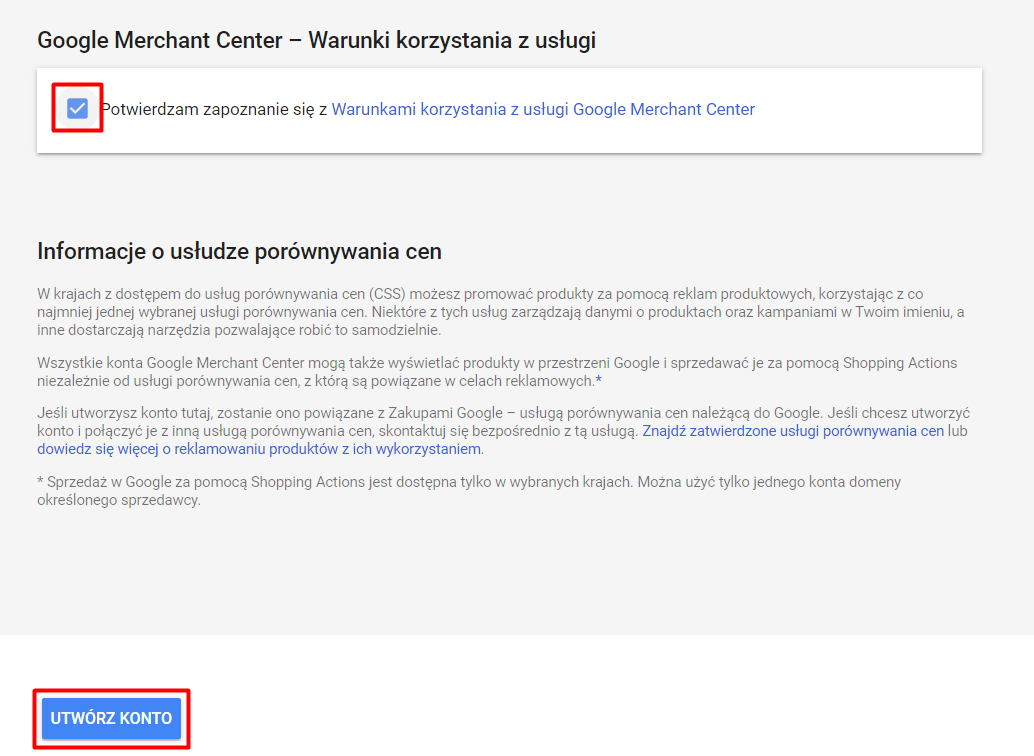 Google Merchant Center - instrukcja konfiguracji Google Merchant Center