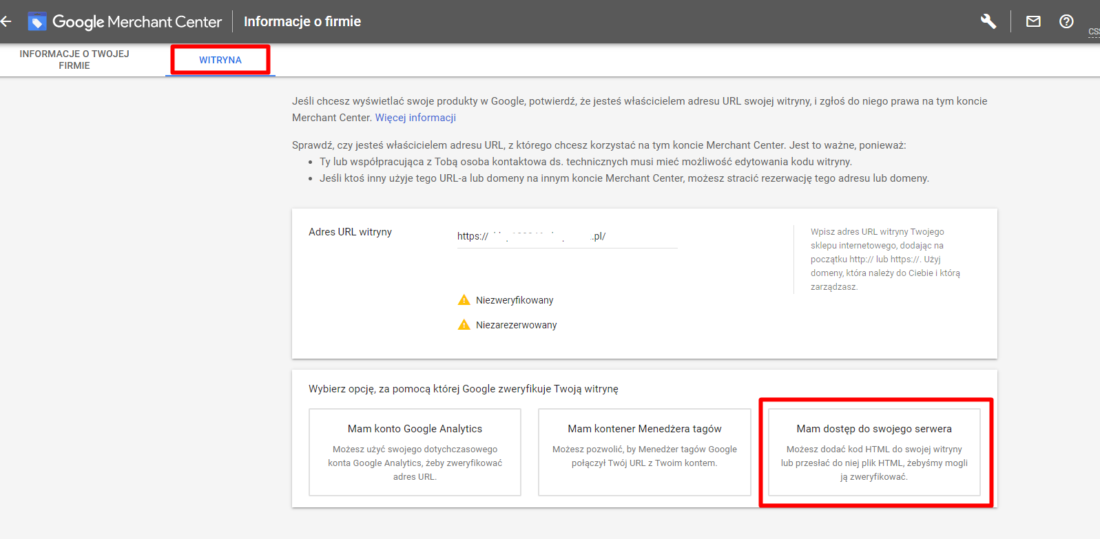 Google Merchant Center - instrukcja konfiguracji Google Merchant Center