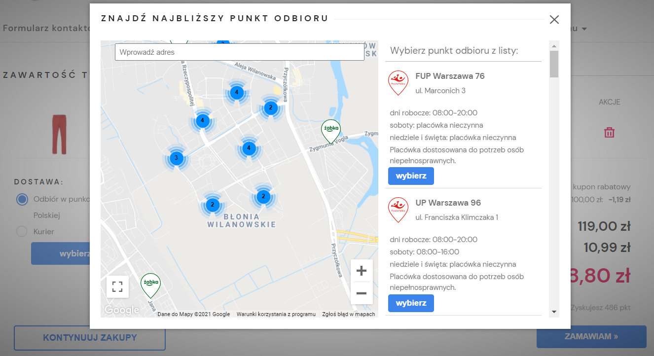 Poczta Polska odbiór w punkcie
