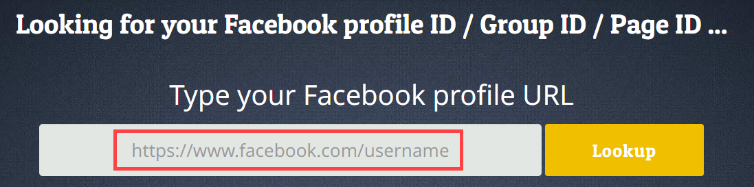 Numer ID konta na Facebooku