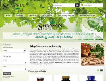 sklep internetowy SwansonShop.pl