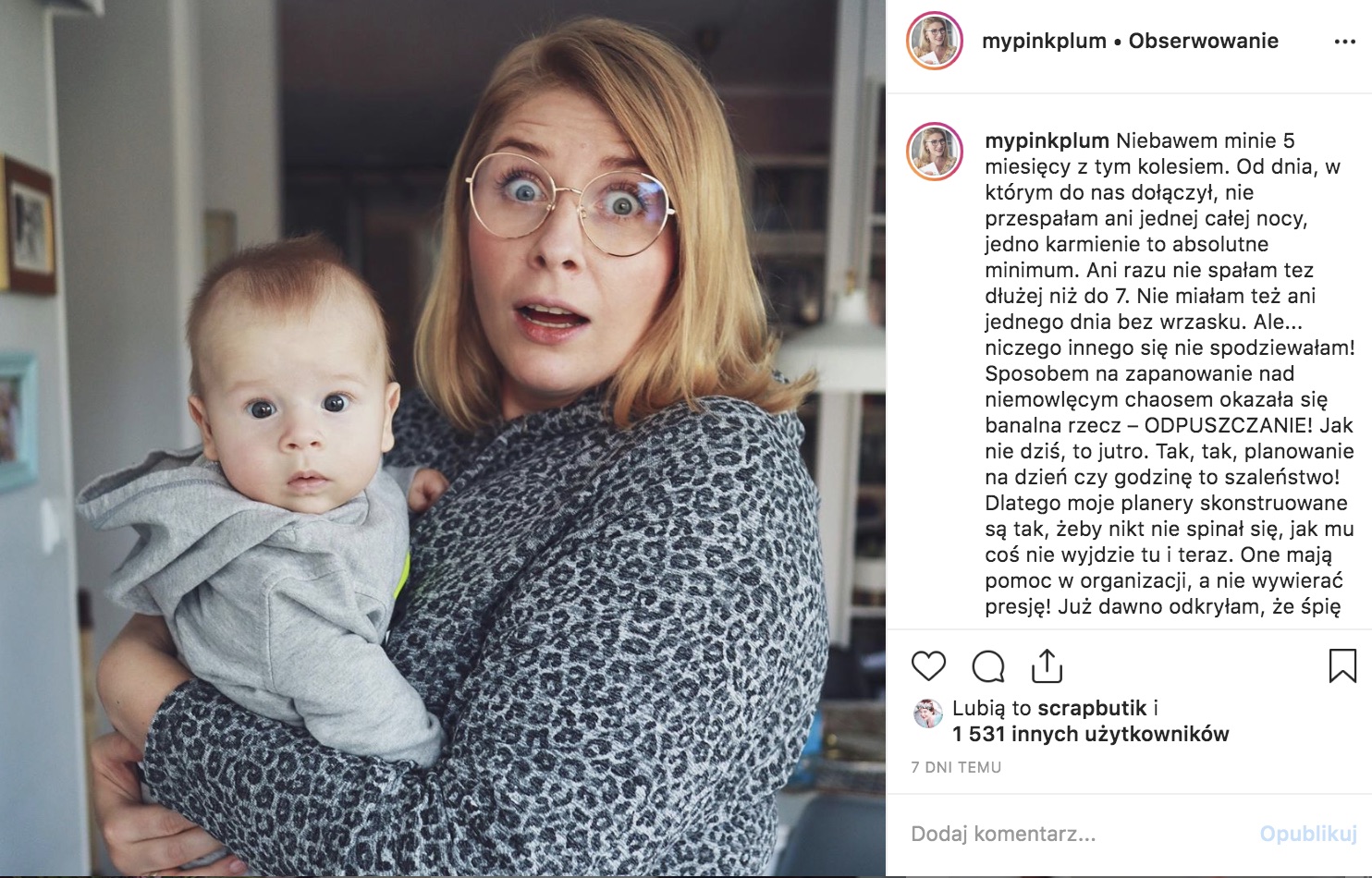 Autentyczność Magdy Mirkowicz na Instagramie