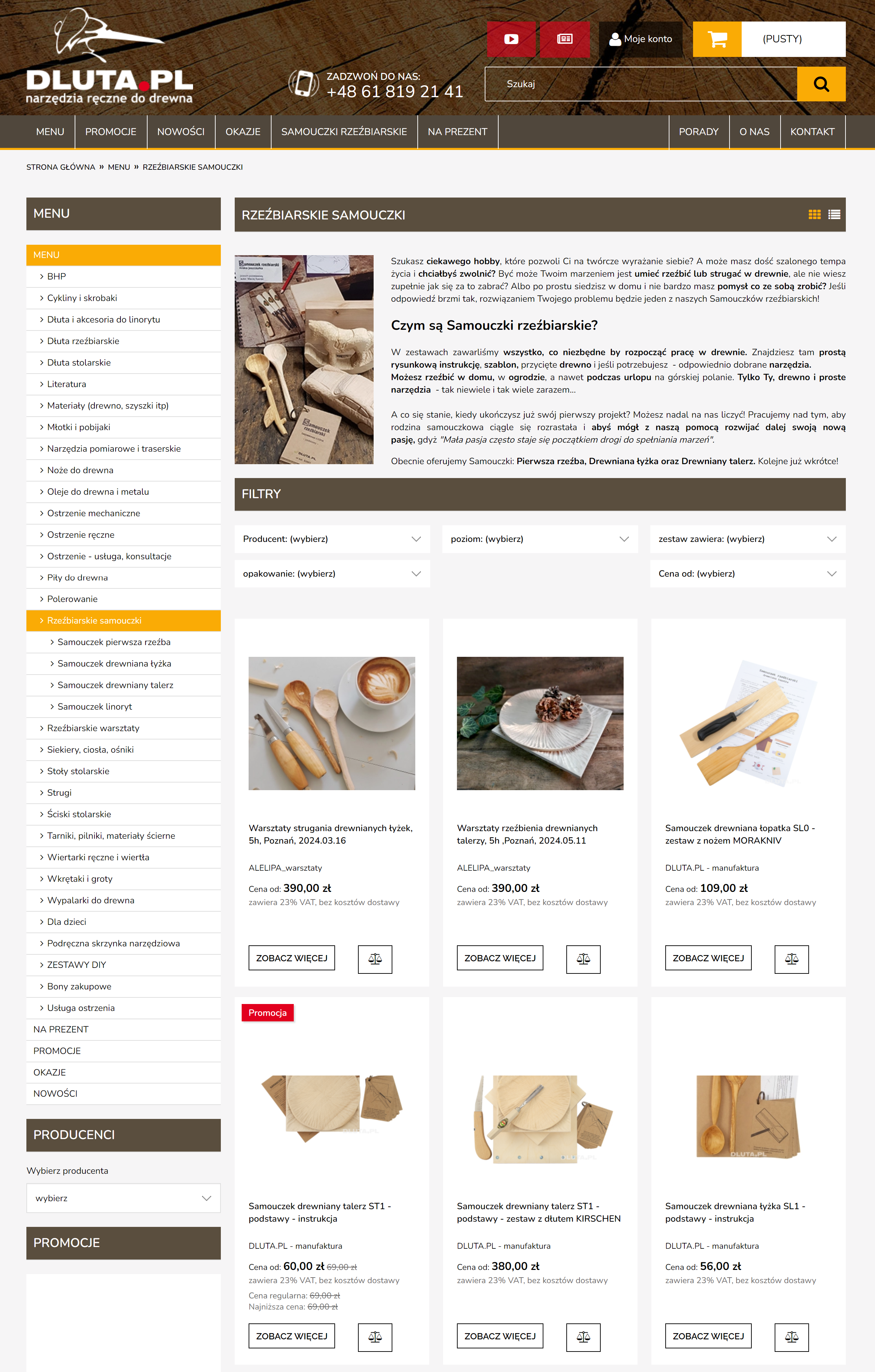 Na Shoper sprzedaje sklep z narzędziami stolarskimi - dluta.pl