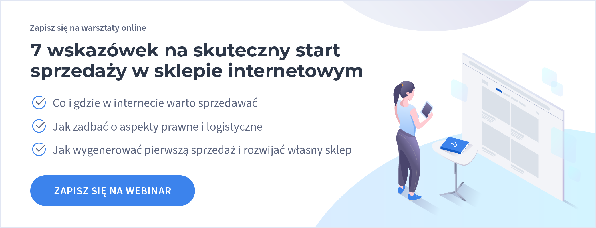 Webinar - 7 kroków do wystartowania ze sprzedażą