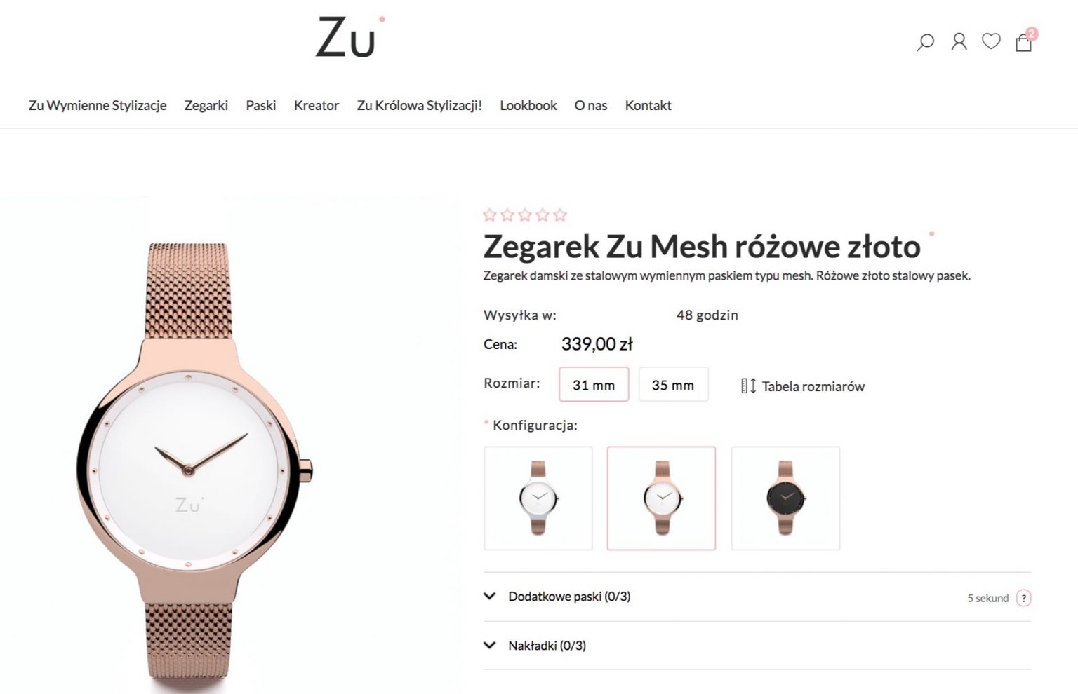 Sklep ZuWatch pokazuje, jak sprzedawać zegarki w