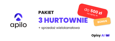 pakiet 3 hurtownie apilo