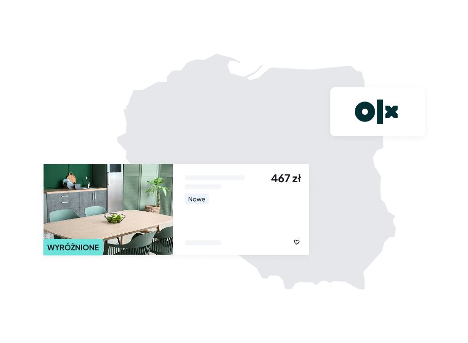 Wizualizacja oferty OLX