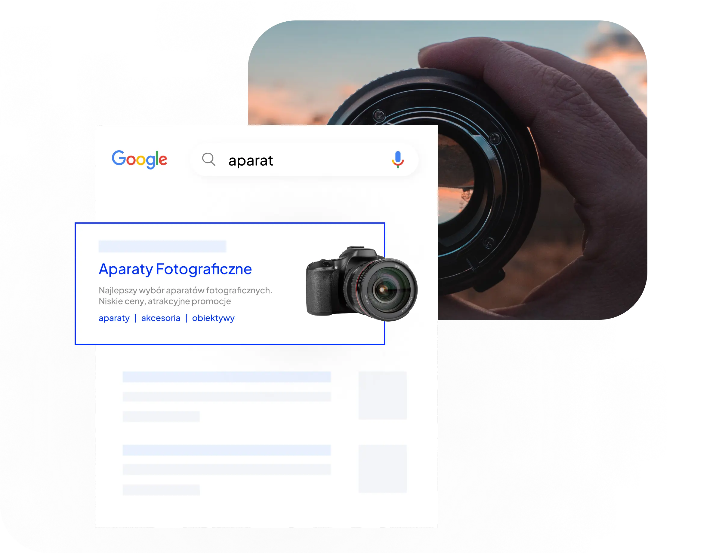 Prezentacja przykładowych wyników SEO