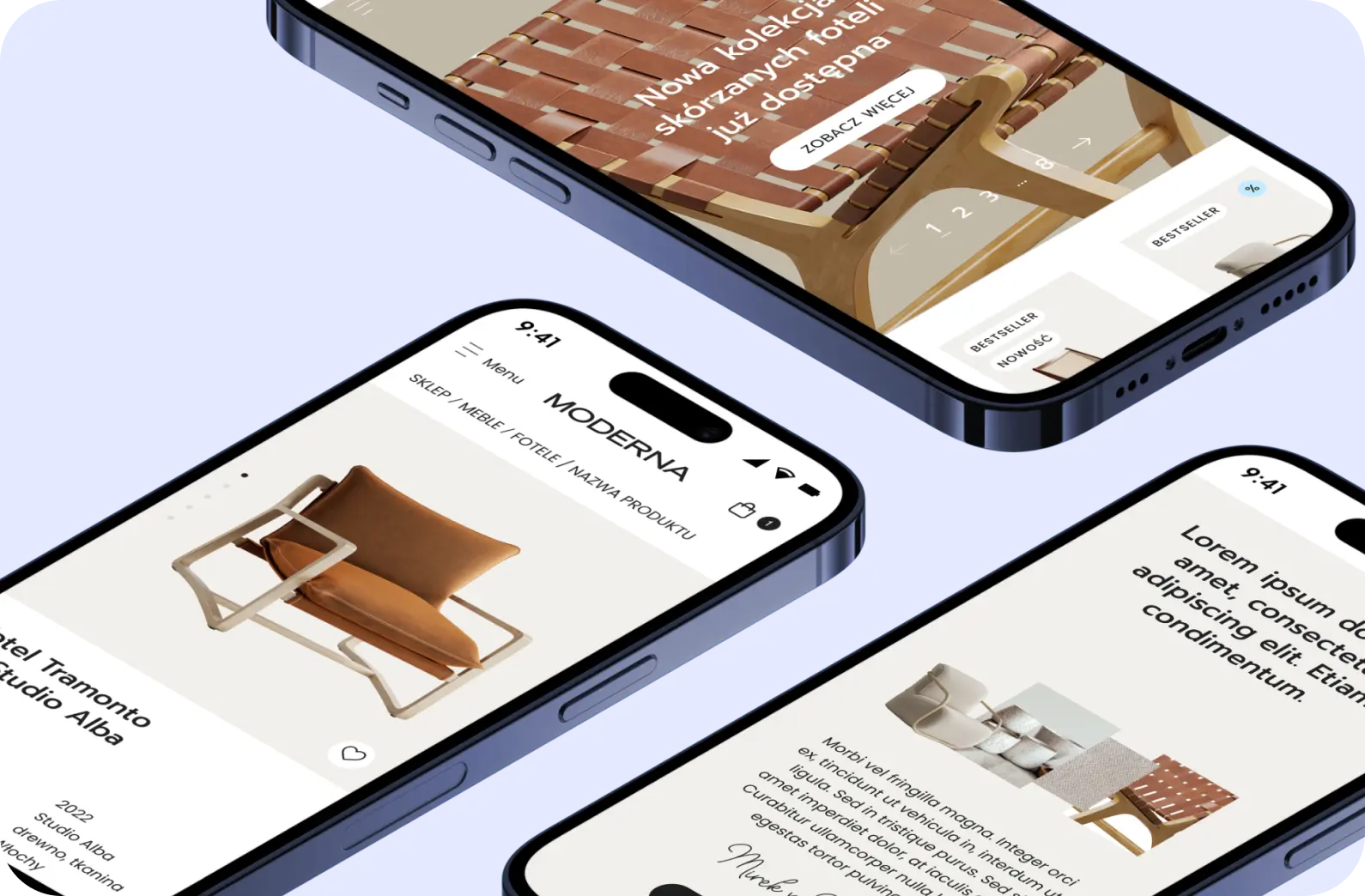 Sklep online zaprezentowany na smartfonach