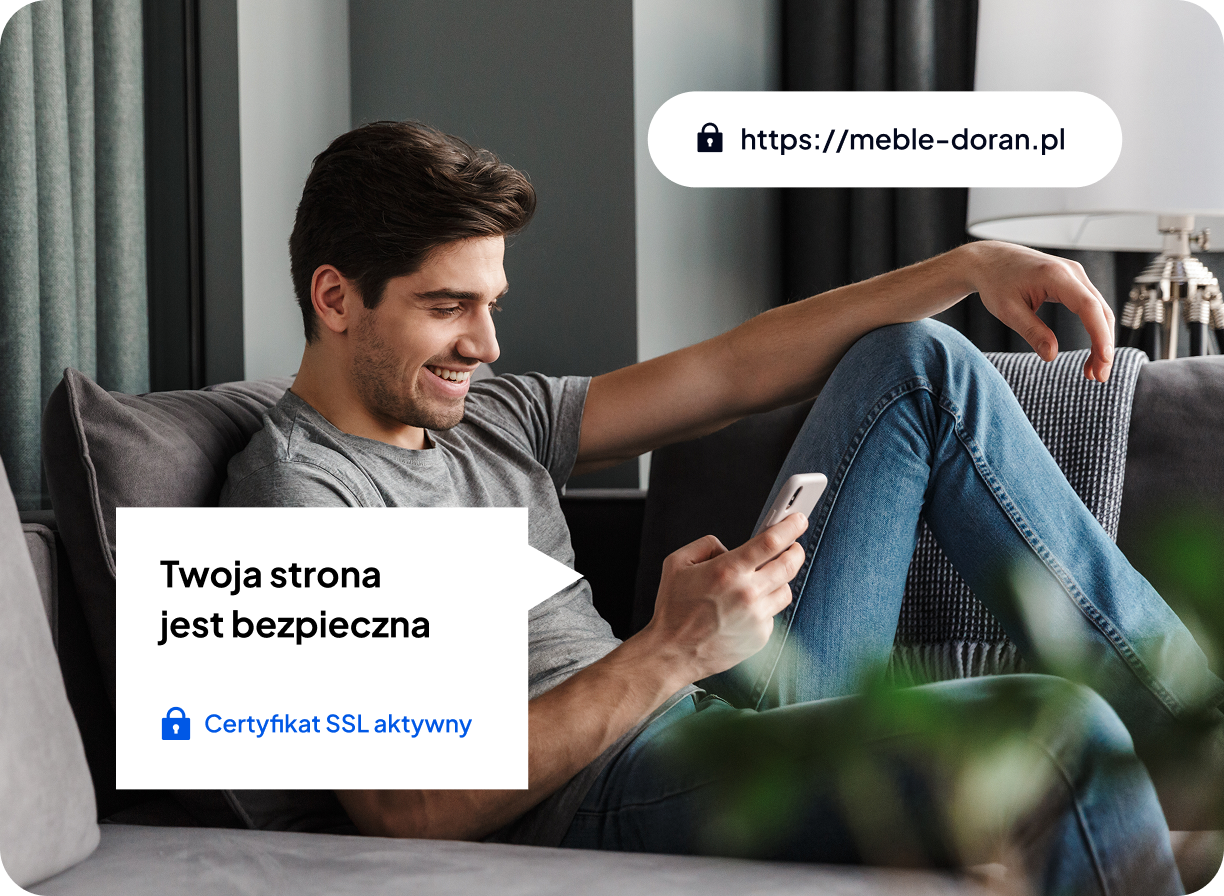 Protokół SSL w sklepie z meblami