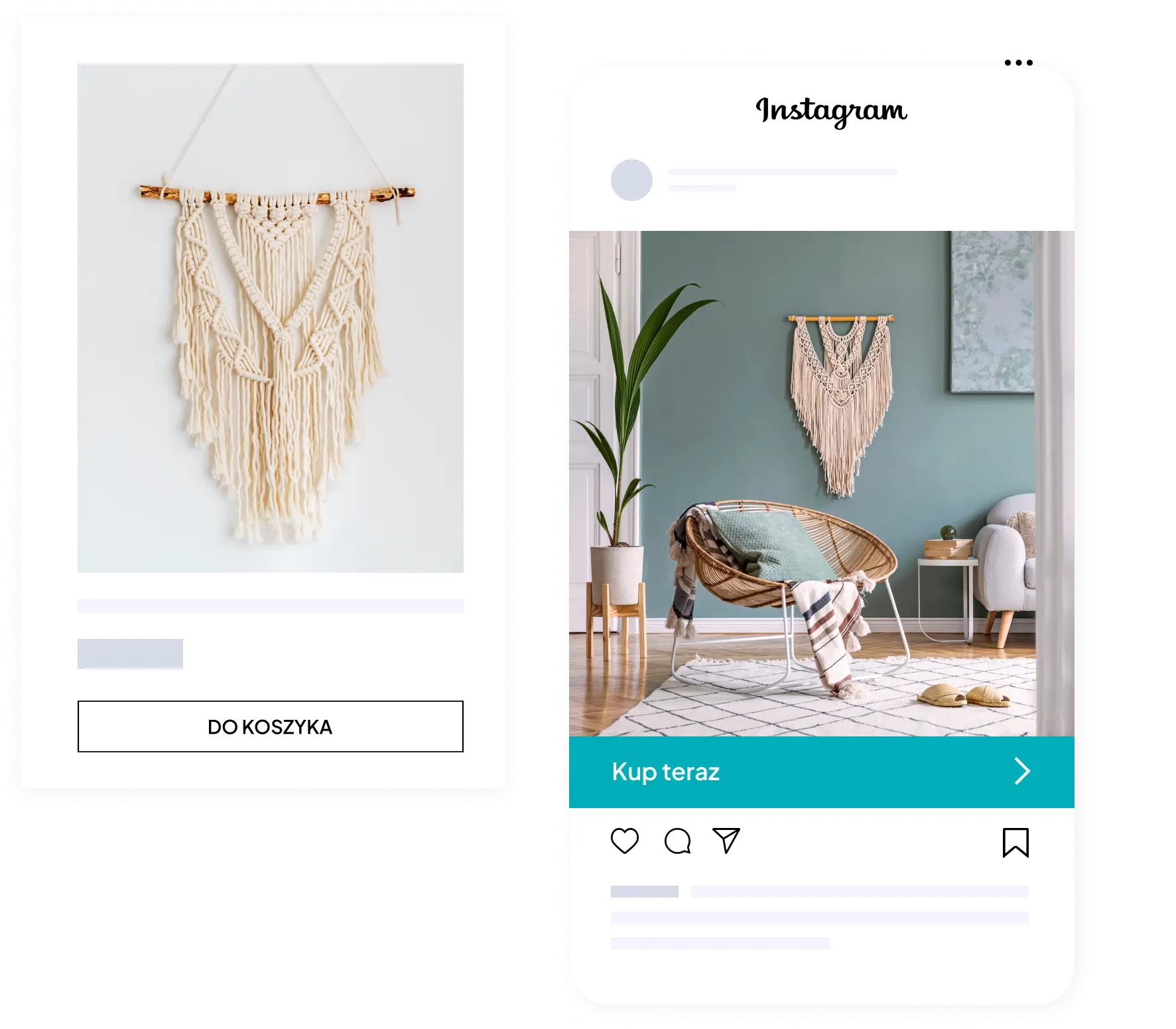 Przykładowe produkty sprzedawane poprzez Instagram Ads
