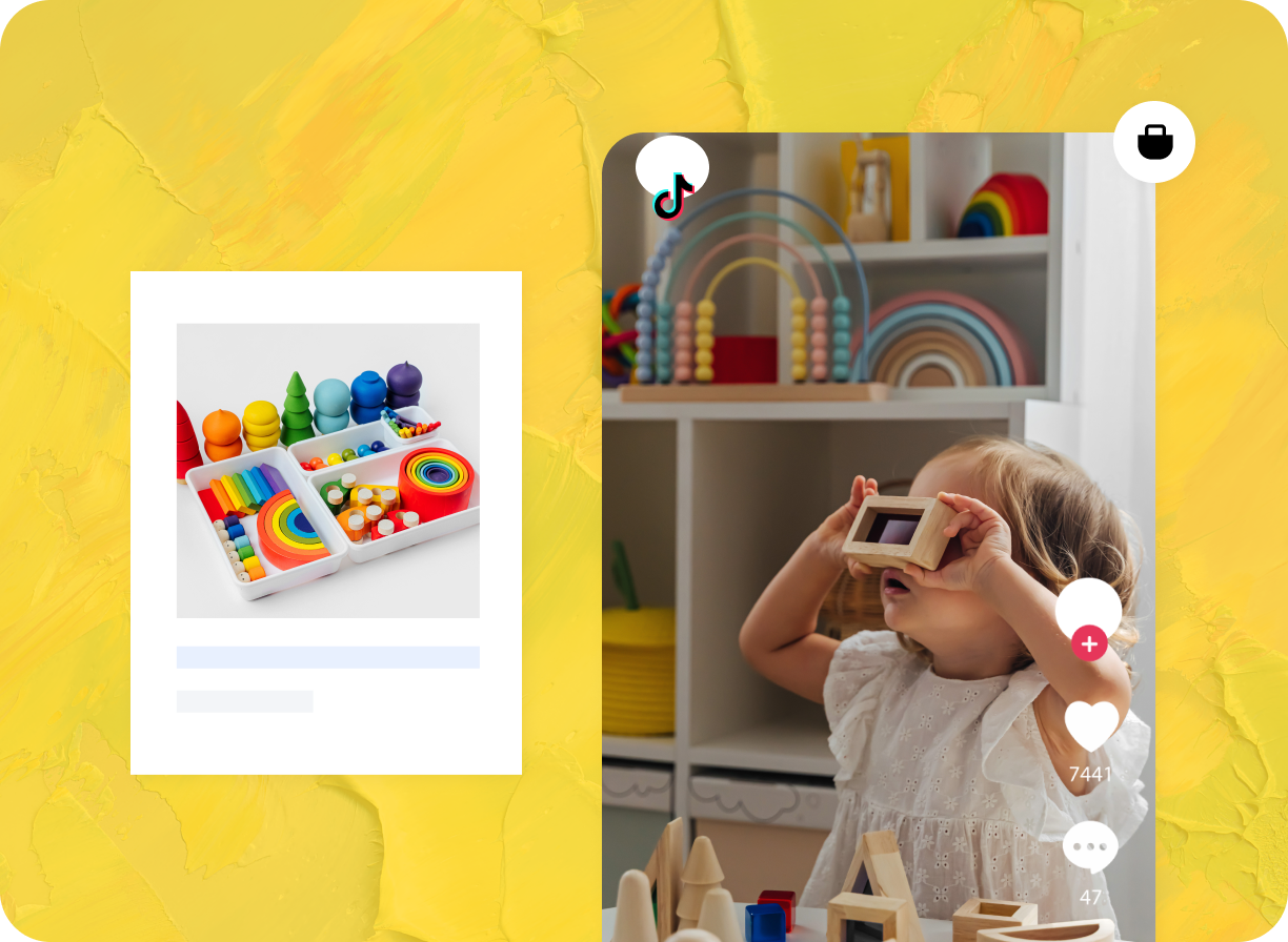 Przykładowa reklama TikTok Ads