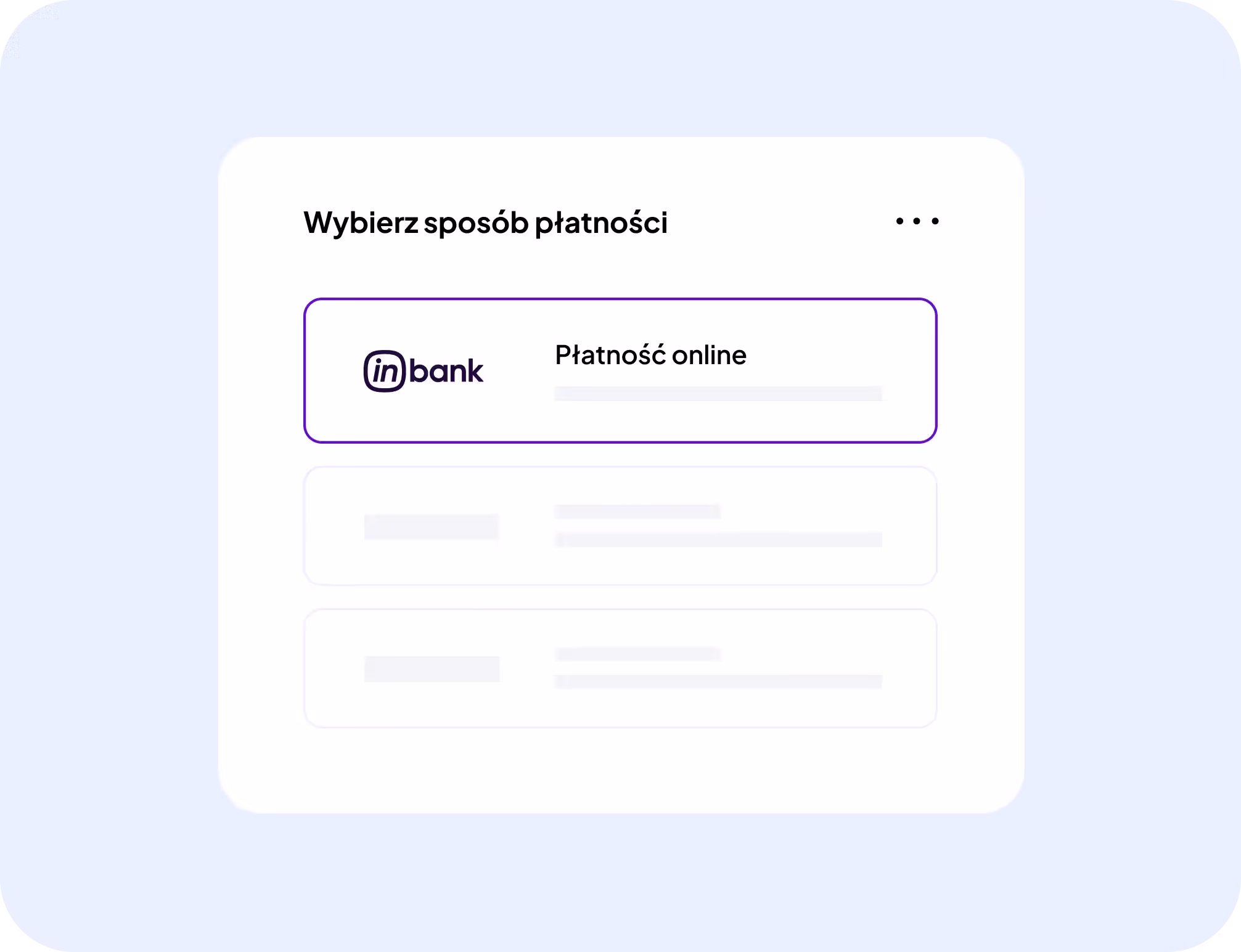 Wizualizacja płatności InBank