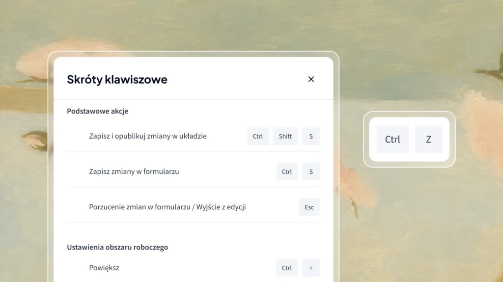 Funkcja cofania i przywracania zmian